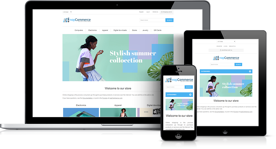 nopCommerce Demo Front End