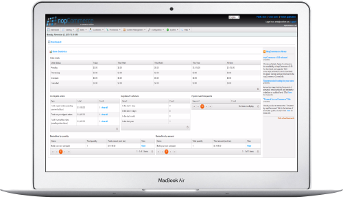 nopCommerce Demo Admin Panel