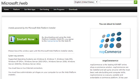 download nopCommerce